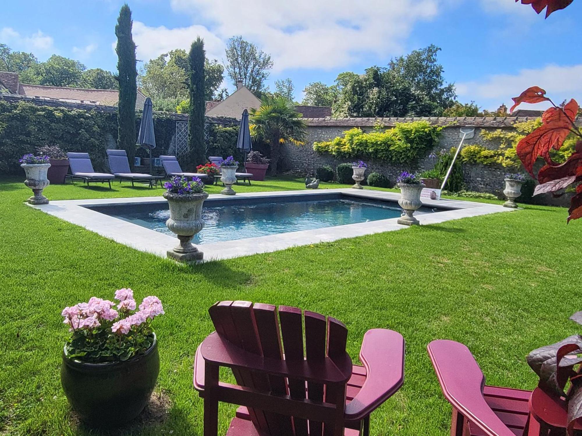 Les Glycines Bed & Breakfast Ury Exterior photo